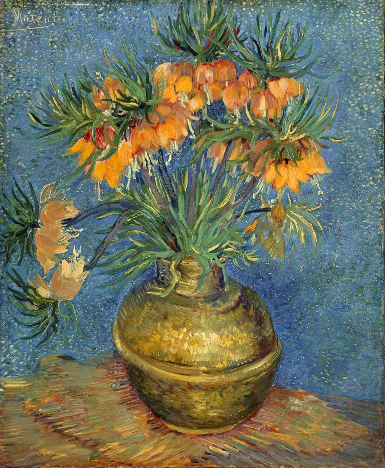 Imperial Fritillaries in a Copper Vase by Vincent van Gogh | Kalligone