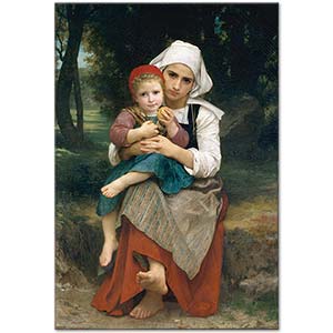 Breton Brother and Sister by William-Adolphe Bouguereau