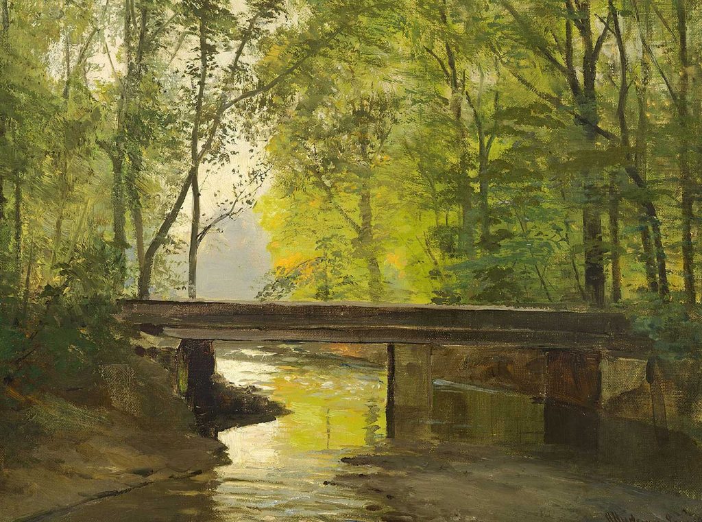 A River Running Through a Forest by Anders Andersen-Lundby